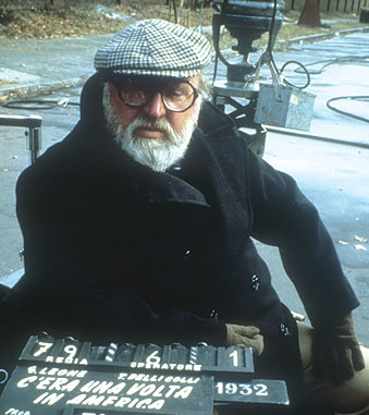  Director Sergio Leone in 1984-photo:The Ladd Company